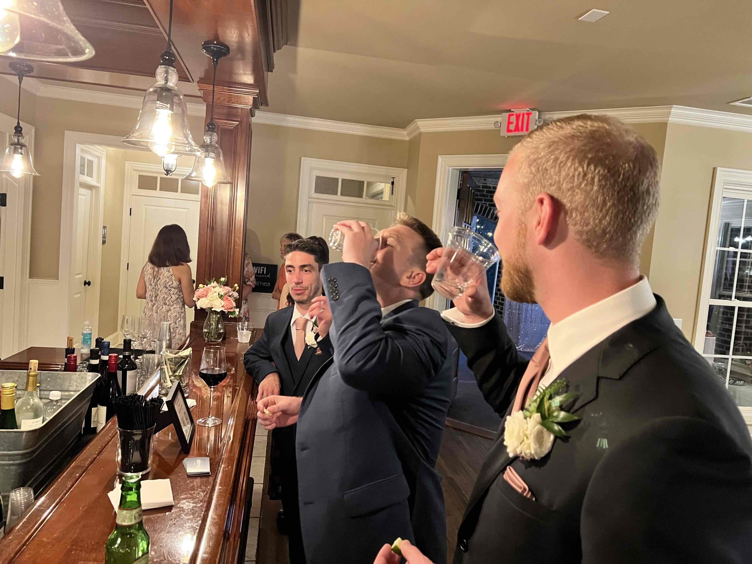 Responsible_Shots_at_a_Summer_Wedding - Stylus Weddings Stylus SE -Summer Wedding - DJ Photo Booth and Lighting - Oaks at Salem in Apex, NC