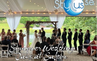 Stylus SE -Summer Wedding - DJ Photo Booth and Lighting - Oaks at Salem in Apex, NC