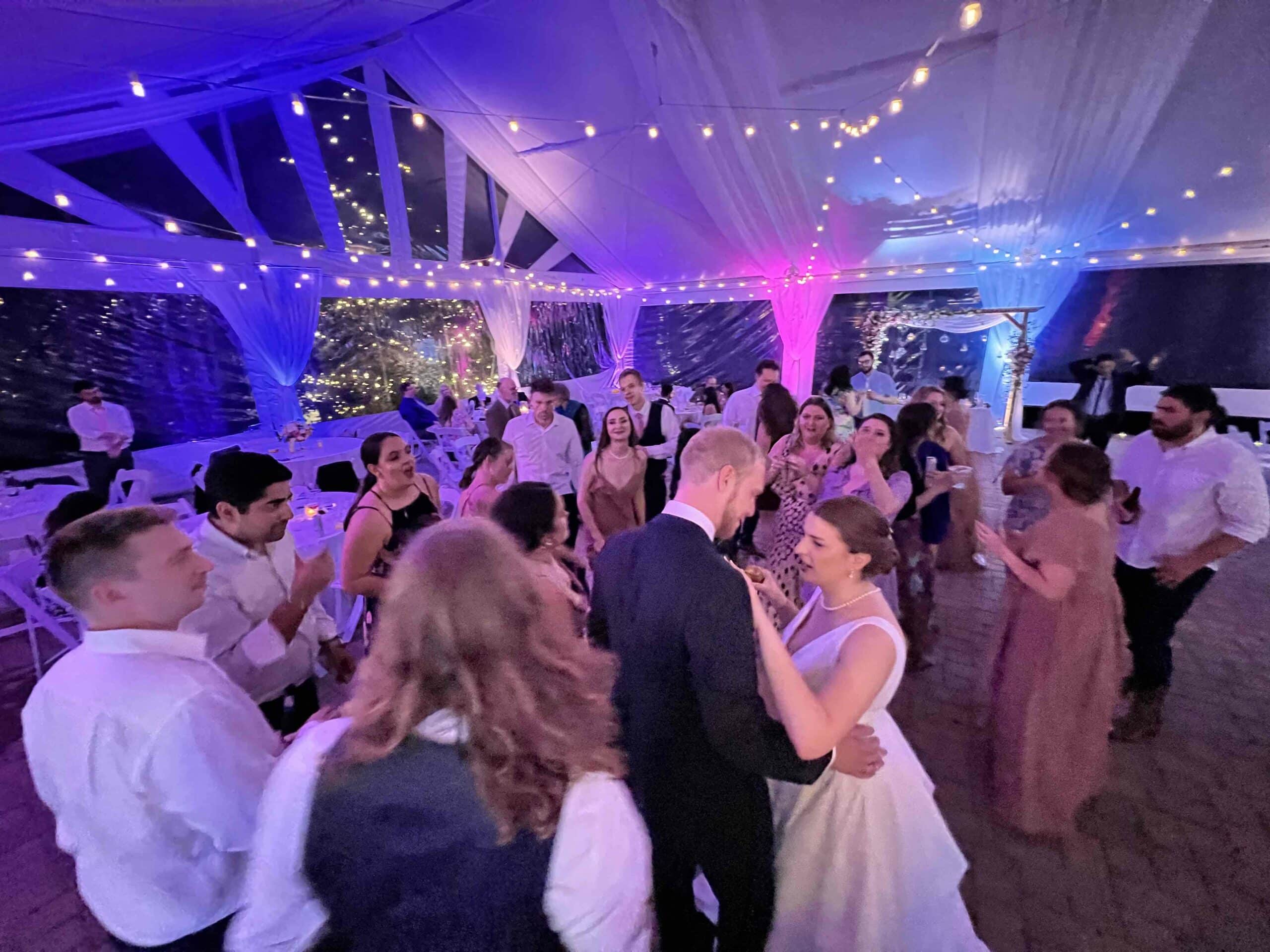 Stylus SE -Summer Wedding - DJ Photo Booth and Lighting - Oaks at Salem in Apex, NC