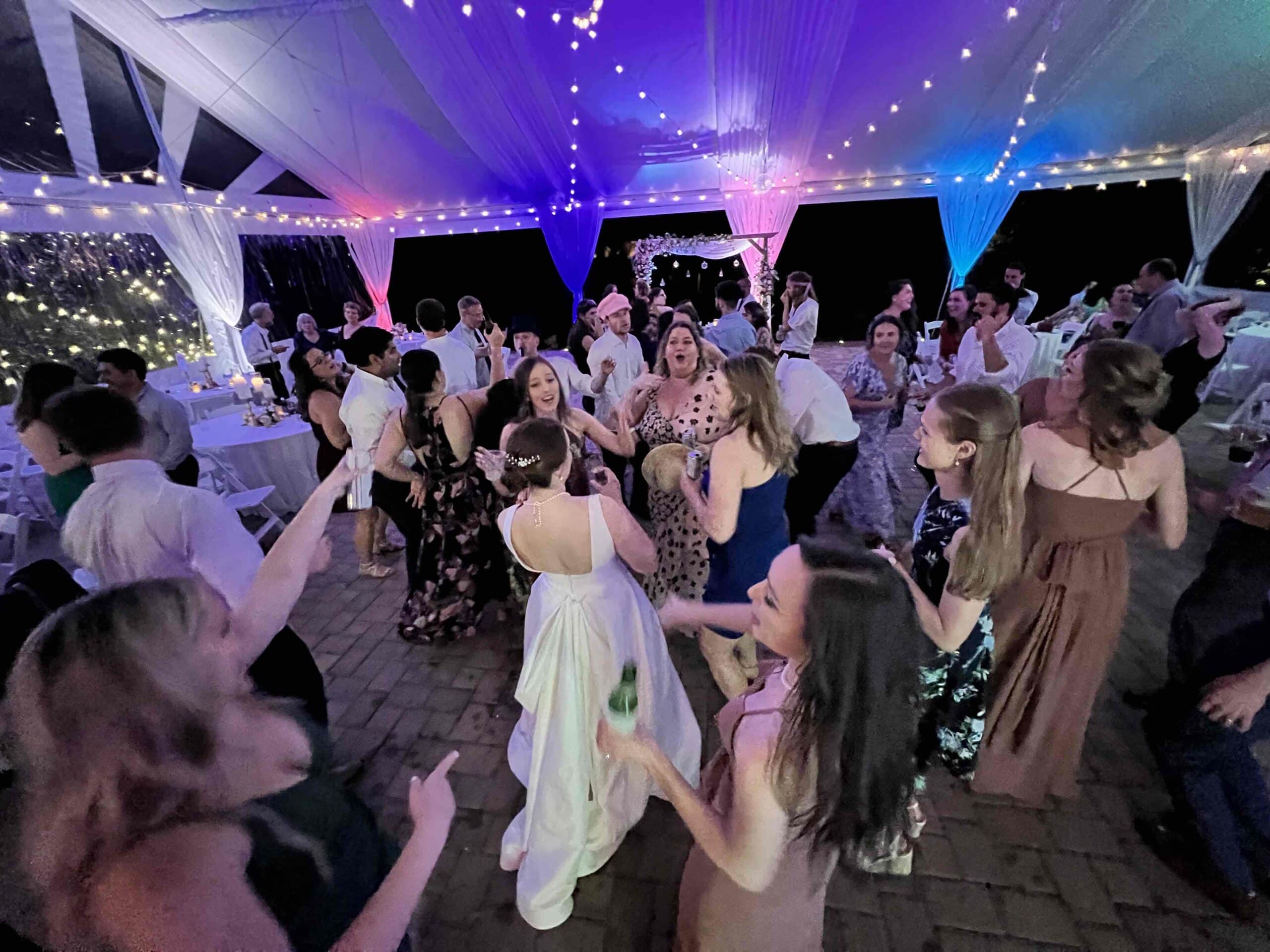 Stylus SE -Summer Wedding - DJ Photo Booth and Lighting - Oaks at Salem in Apex, NC