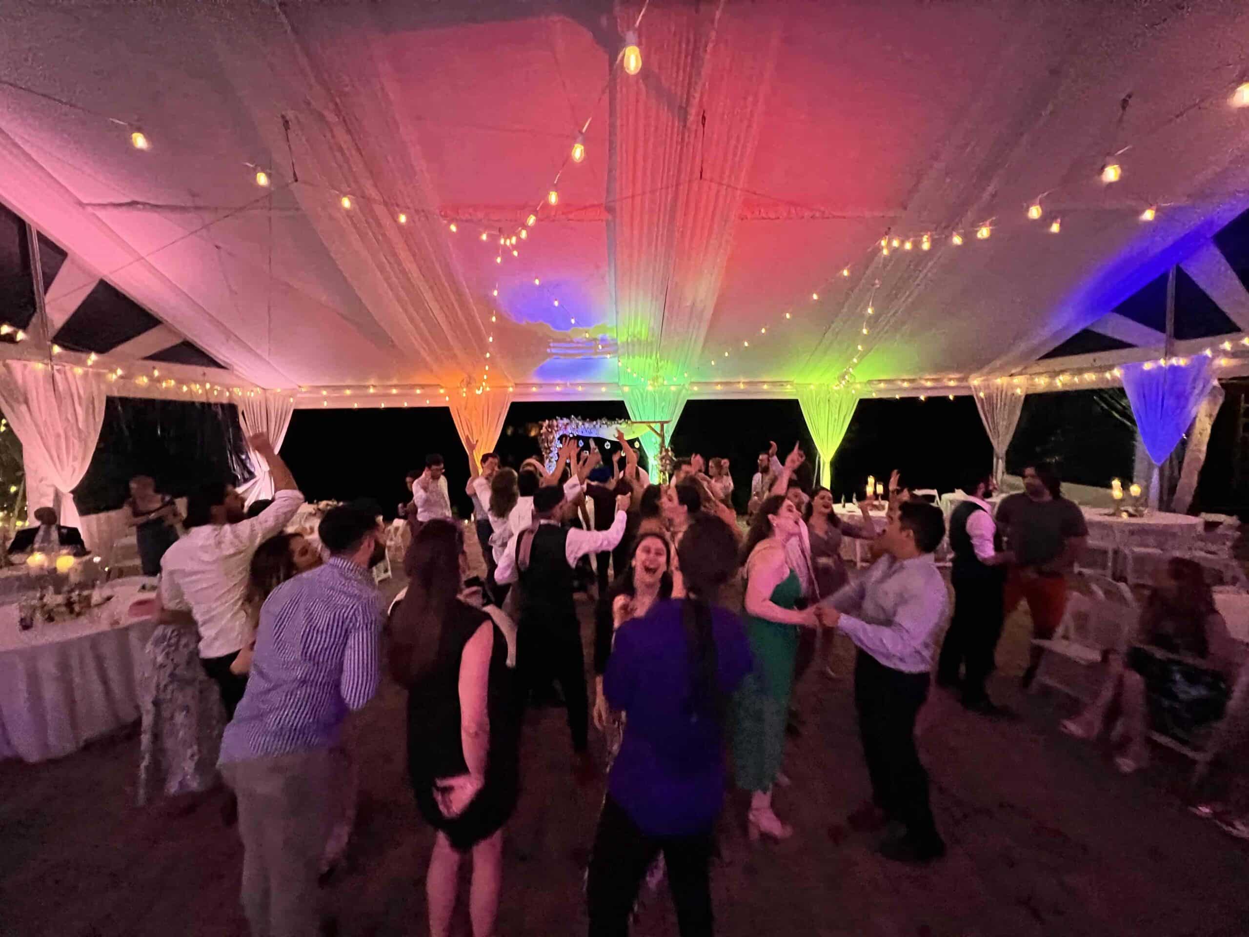 Summer_Wedding_-_Summer_Wedding_DJ_Ceremony_Cocktail_Reception_Photo_Booth_and_lighting_-_Oaks_at_Salem_in_Apex_NC_Party_Time_6 - Stylus Weddings Stylus SE -Summer Wedding - DJ Photo Booth and Lighting - Oaks at Salem in Apex, NC