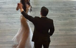 Raleigh Wedding dJ Multicultural Wedding DJ Stylus Events at the Barn at Valhalla Chapel Hill North Carolina - Ukrainian Bride and Irish Groom Practice their first dance to Tchaikovsky at the Lodge at Chapel Hill's Barn at Valhalla